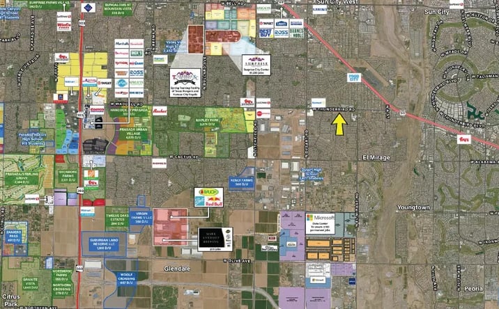 Pictures of Retail property located at Dysart Rd & Thunderbird Rd, El Mirage, AZ 85335 for sales - image #1
