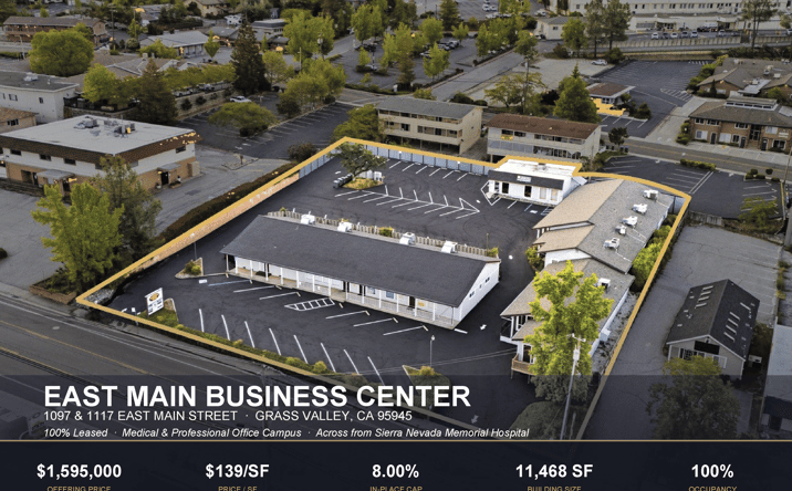 Pictures of Office property located at 1097 E MAIN ST, GRASS VALLEY, CA 95945, 1117 East Main Street, Grass Valley, CA 95945 for sales - image #1