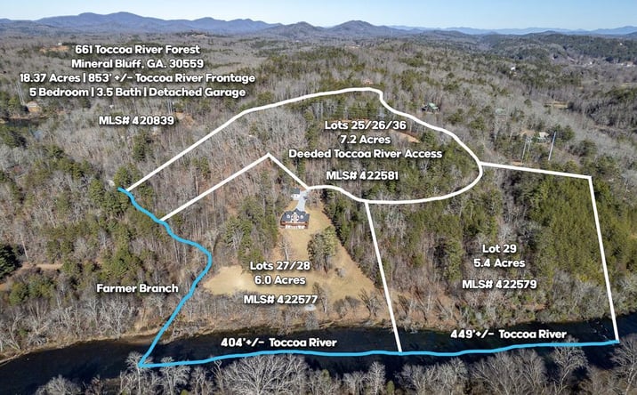 Pictures of Land property located at Lot 25+ Toccoa River Forest, Mineral Bluff, GA 30559 for sales - image #1