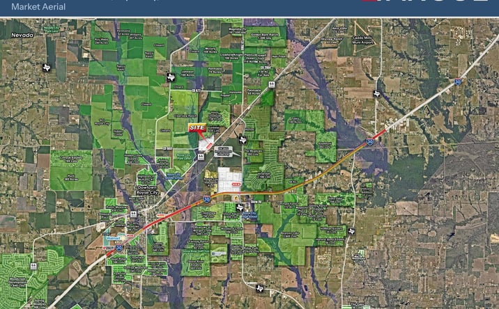 Pictures of Land property located at SWQ TX-66 & Fikes Avenue, Royse City, TX 75189 for sales - image #1