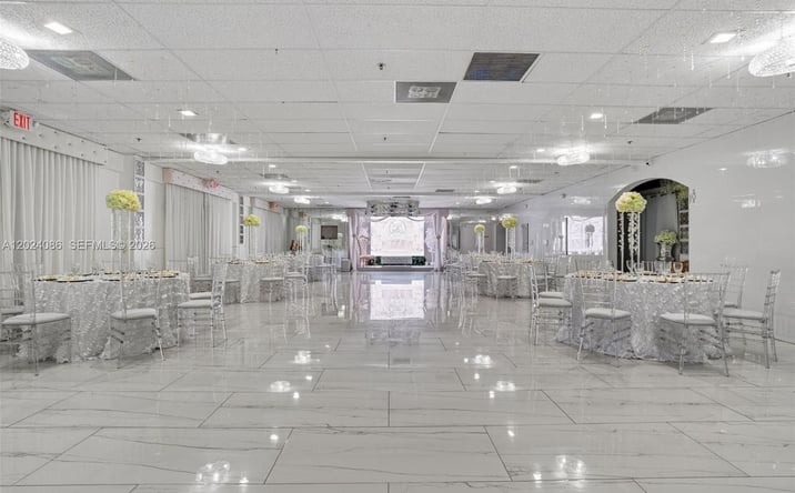Pictures of Business for Sale property located at Established Banquet Hall in Cutler Bay, Cutler Bay, FL 33157 for sales - image #1