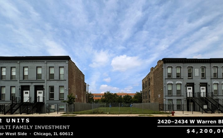 Pictures of Multifamily property located at 2420 W WARREN BLVD, CHICAGO, IL 60612 for sales - image #1