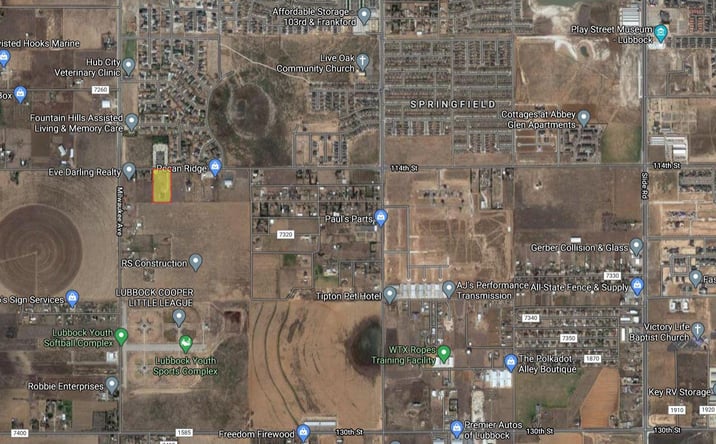 Pictures of Land property located at 6317 114th St, Lubbock, TX 79424 for sales - image #1