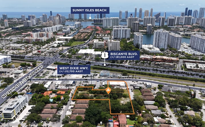 Pictures of Land property located at 18336 West Dixie Highway, North Miami Beach, FL 33160 for sales - image #1
