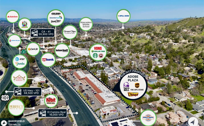 Pictures of Retail property located at 7385 El Camino Real, Atascadero, CA 93422 for sales - image #1