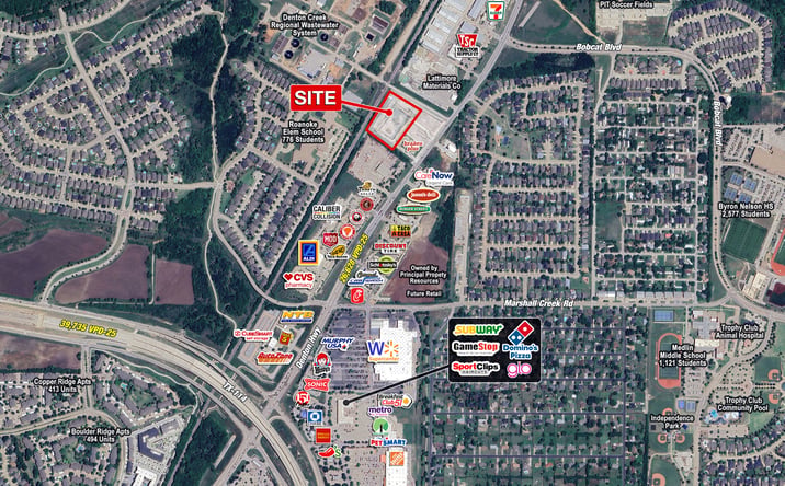 Pictures of Retail property located at NWQ HWY 377 & SH-114, Roanoke, TX 76262 for sales - image #1