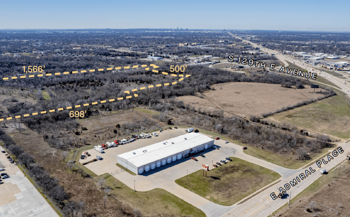 Pictures of Retail, Land property located at 129th E Avenue & E Admiral Place, Tulsa, OK 74116 for sales - image #1