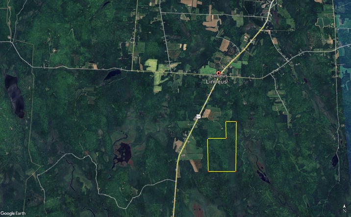 Pictures of Land property located at Bangor Road, Linneus, ME 04730 for sales - image #1