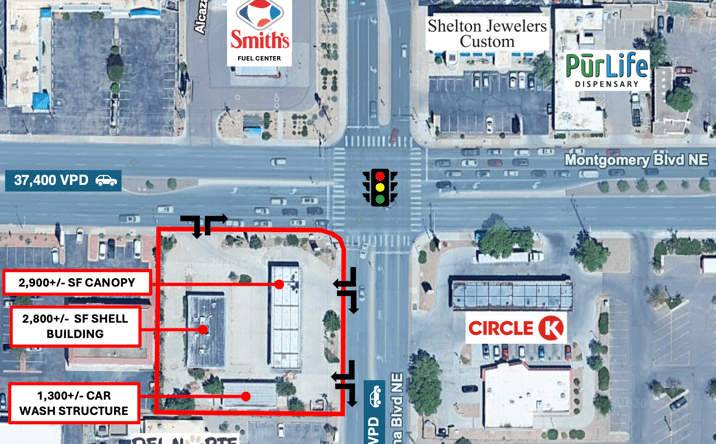 Pictures of Retail, Land property located at 6940 Montgomery Boulevard Northeast, Albuquerque, NM 87109 for sales - image #1