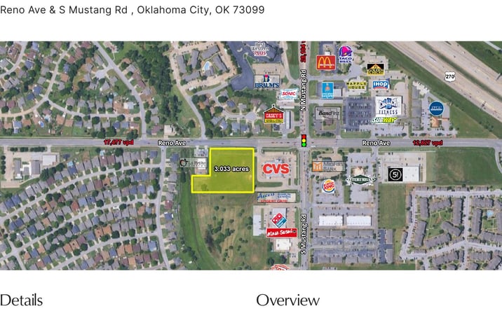 Pictures of Land property located at Reno Ave & S Mustang Rd, Oklahoma City, OK 73099 for sales - image #1