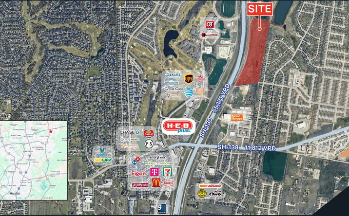 Pictures of Land property located at SEQ Hwy 79 & Hwy 130, Hutto, TX 78634 for sales - image #1