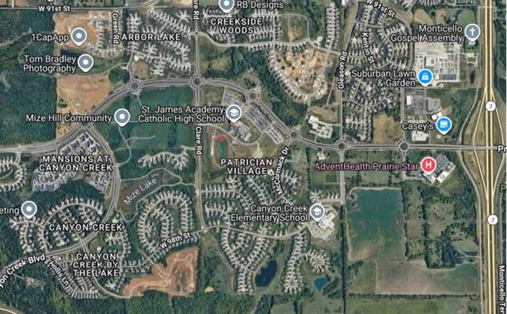 Pictures of Land property located at SWC Prairie Star Parkway & Shady Bend Road, Lenexa, KS 66207 for sales - image #1