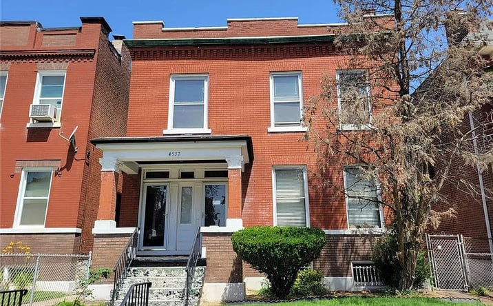 Pictures of Multifamily property located at 4537 Clarence Avenue, St. Louis, MO 63115 for sales - image #1
