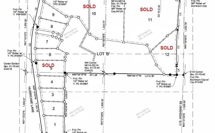 Pictures of Land, Special Purpose property located at LOT 4 Hurricane Lane, Oakland, IA 51560 for sales - image #1