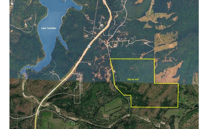 Pictures of Land property located at 30400 S Hickory Lane, Cookson, OK 74427 for sales - image #1