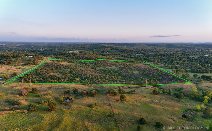 Pictures of Land property located at 1250 Miller Road, Mannford, OK 74044 for sales - image #1