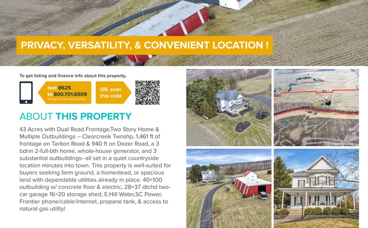 Pictures of Land property located at 11350 Tarlton SW Road, Circleville, OH 43113 for sales - image #1