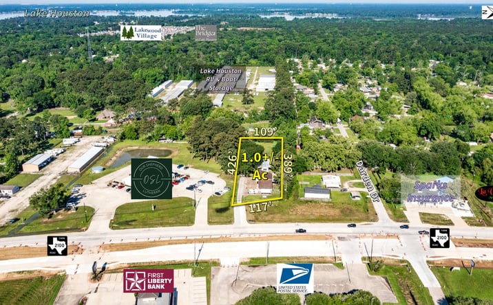 Pictures of Industrial, Office, Land property located at 24919 Farm to Market 2100, Huffman, TX 77336 for sales - image #1