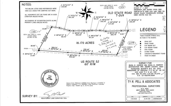 Pictures of Land property located at Old State, Huntington Twp, OH 45101 for sales - image #1
