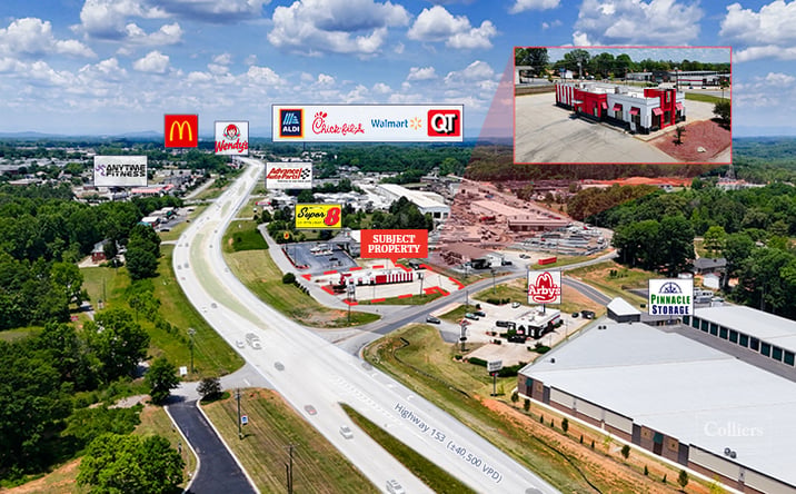 Pictures of Retail property located at 3100 South Carolina 153, Piedmont, SC 29673 for sales - image #1