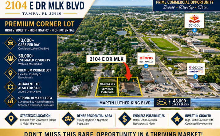 Pictures of Land property located at 2104 E DR MARTIN LUTHER KING JR BLVD, TAMPA, FL 33610-7553 for sales - image #1