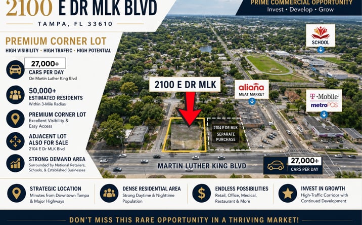 Pictures of Land property located at 2100 E DR MARTIN LUTHER KING JR BLVD, TAMPA, FL 33610-7553 for sales - image #1