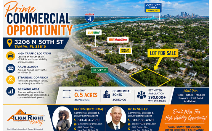Pictures of Land property located at 3206 North 50th Street, Tampa, FL 33619 for sales - image #1