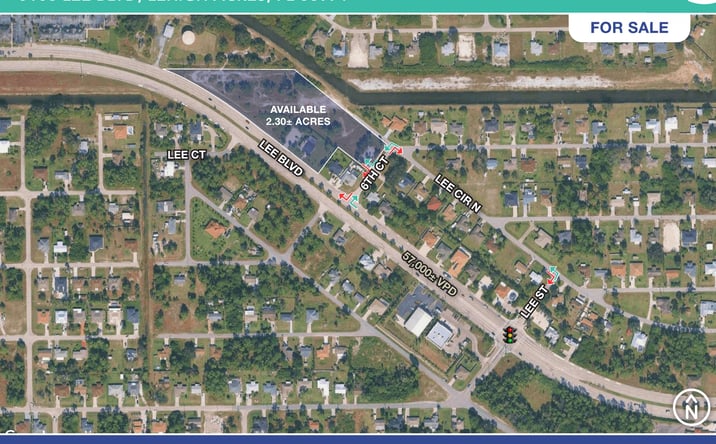 Pictures of Retail, Office, Land property located at 5106 Lee Blvd, Lehigh Acres, FL 33971-1054 for sales - image #1