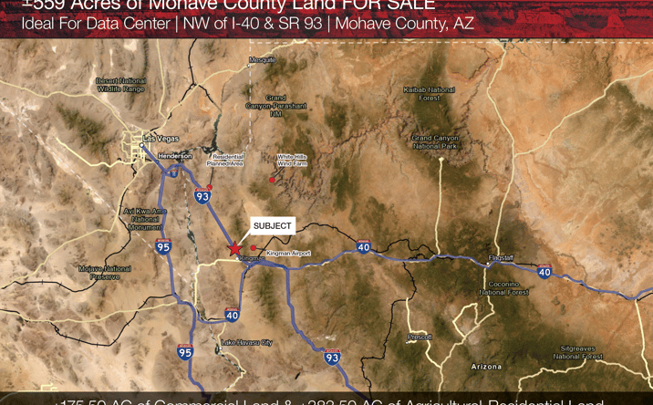 Pictures of Mixed Use property located at ±559 Acres NW of I-40 & SR 93, KINGMAN, AZ 86409 for sales - image #1