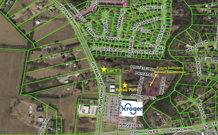 Pictures of Land property located at Veterans Pkwy & Carolina Court, Murfreesboro, TN 37129 for sales - image #1