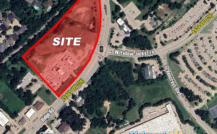 Pictures of Land property located at NWC of Ridge Rd & W Yellowjacket Ln, Rockwall, TX 78624 for sales - image #1