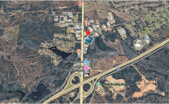Pictures of Land property located at 676 Lachicotte Road 4.80 acres, Lugoff, SC 29078 for sales - image #1