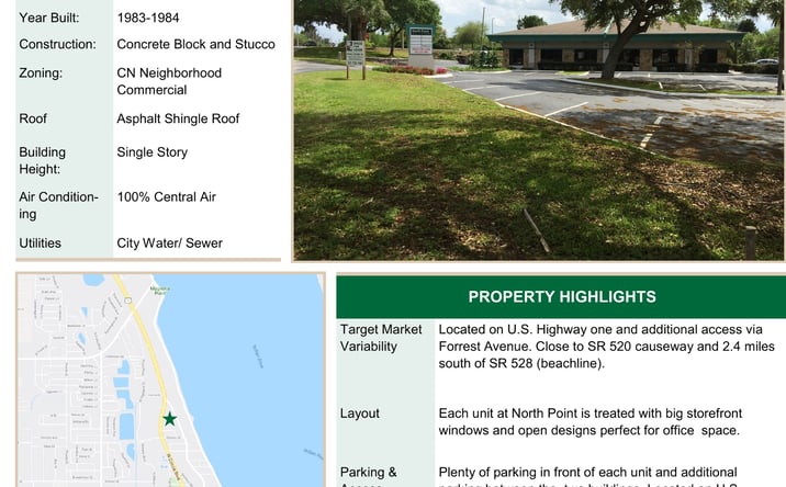 Pictures of Retail, Office property located at 840-846 North Cocoa Blvd, Cocoa, FL 32922 for sales - image #1