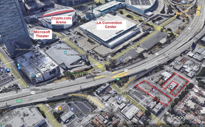 Pictures of Land property located at 1337 W 11th, Los Angeles, CA 90015 for sales - image #1