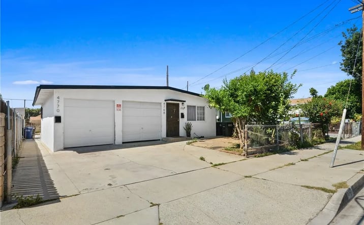 Pictures of Multifamily property located at 4768 Fisher Street, East Los Angeles, CA 90022 for sales - image #1