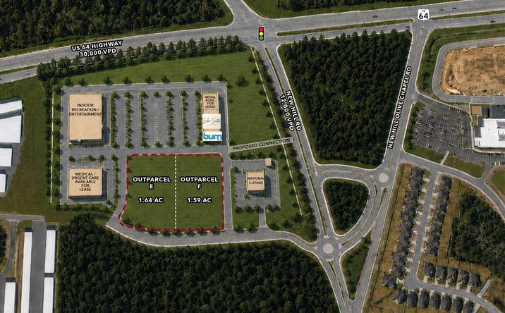 Pictures of Retail, Land property located at 44 New Hill Road, Apex, NC 27502 for sales - image #1