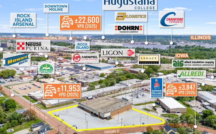 Pictures of Retail property located at 3019 ROCKINGHAM RD, DAVENPORT, IA 52802-2065 for sales - image #1
