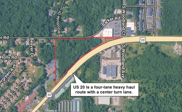 Pictures of Land property located at E US 20 and Barker Road, Michigan City, IN 46360 for sales - image #1