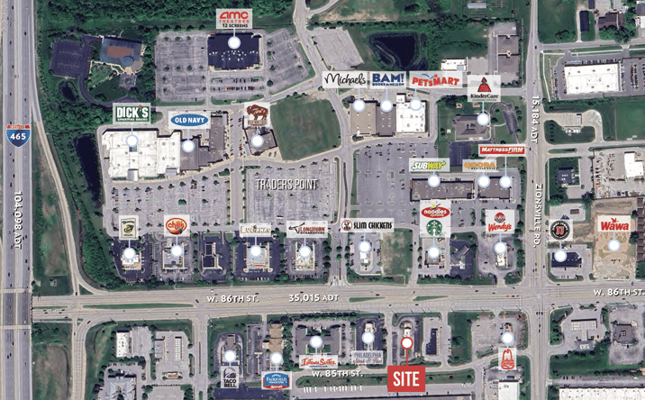 Pictures of Retail property located at 5721 W 86TH ST, INDIANAPOLIS, IN 46278-1337 for sales - image #1