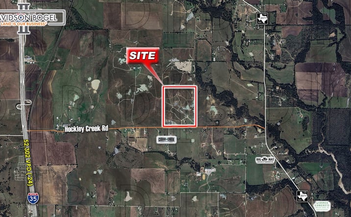 Pictures of Land property located at 1849 Hockley Creek Rd., Valley View, TX 76240 for sales - image #1