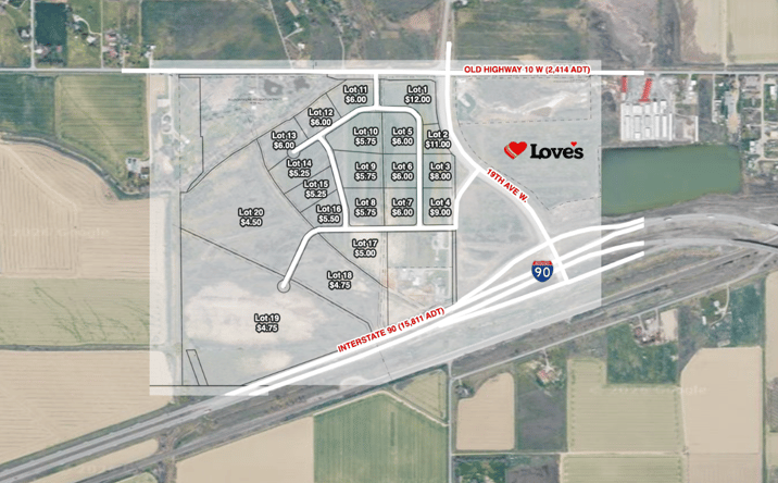 Pictures of Land property located at 2148 Old U.S. 10, Laurel, MT 59044 for sales - image #1