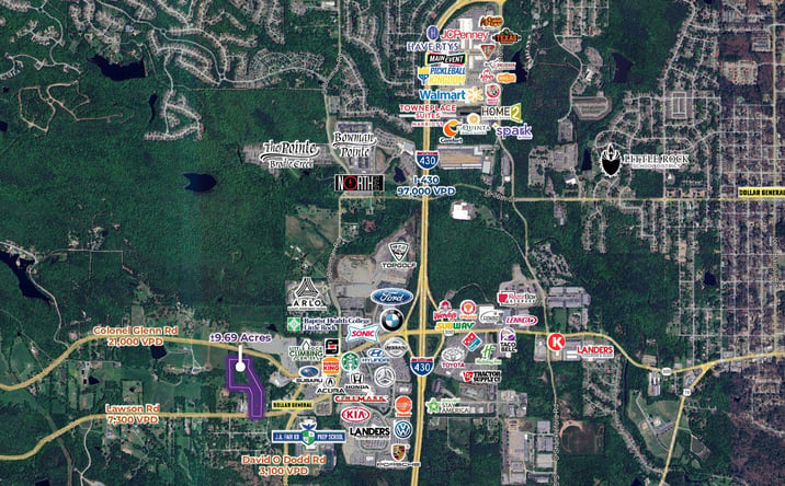 Pictures of Land property located at 12914 Lawson Road, Little Rock, AR 72210 for sales - image #1