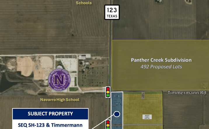 Pictures of Retail, Mixed Use, Land property located at SEQ SH-123 & Timmermann Road, Seguin, TX 78155-0491 for sales - image #1