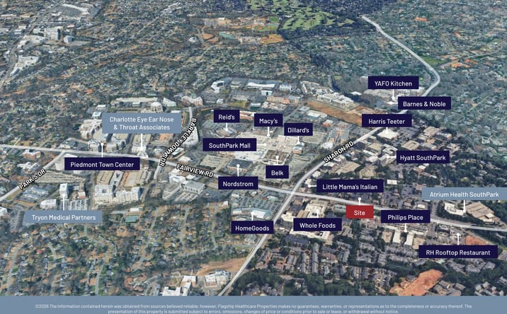 Pictures of Office property located at 6805 Fairview Road, Unit A & B, Charlotte, NC 28210 for sales - image #1