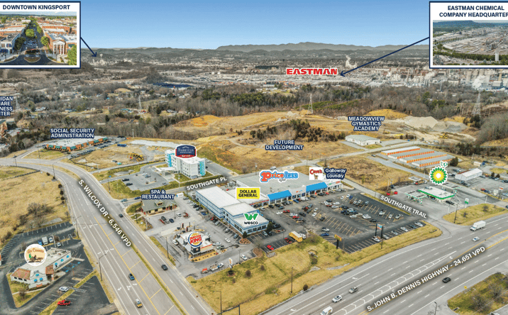 Pictures of Retail, Industrial property located at JOHN B DENNIS HWY S 1328 F, KINGSPORT, TN 37660 for sales - image #1