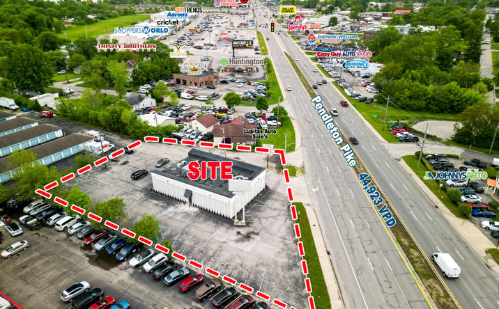 Pictures of Retail property located at 8501 Pendleton Pike, Indianapolis, IN 46226 for sales - image #1
