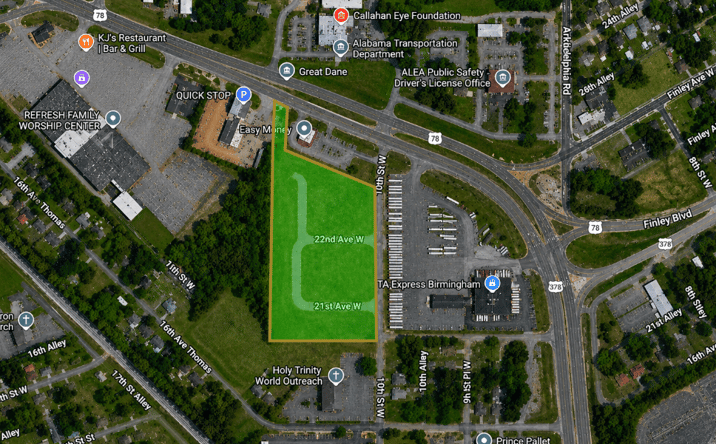 Pictures of Land property located at 2000 10th St W, Birmingham, AL 35204 for sales - image #1