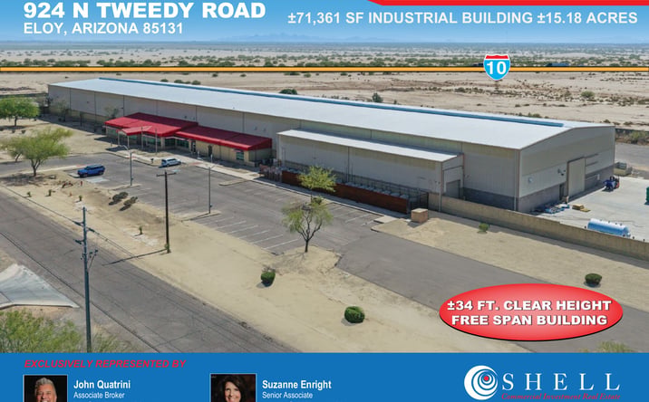 Pictures of Industrial property located at 924 N Tweedy Road, Eloy, AZ 85131 for sales - image #1