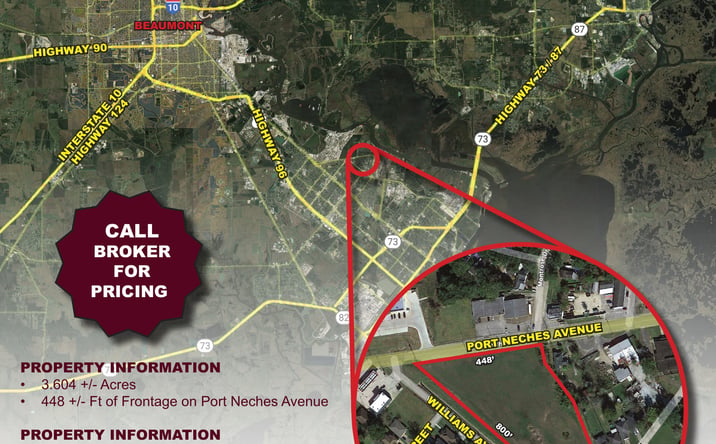 Pictures of Land property located at 1903 Port Neches Avenue, Port Neches, TX 77651 for sales - image #1