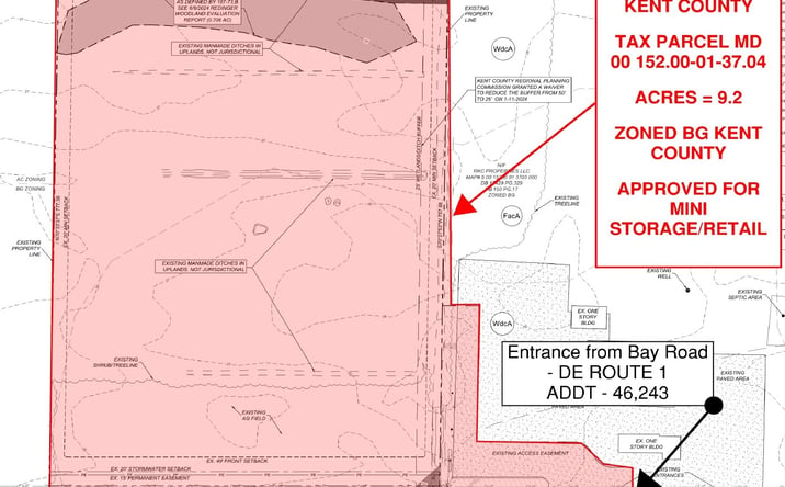 Pictures of Land, Self Storage, Retail property located at 2700 Bay Road, Milford, DE 19963 for sales - image #1